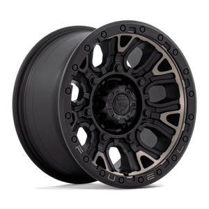 Fuel Offroad D824 TRACTION Matte Black W Double Dark Tint 17x9 +1 6x135mm 87.1mm - Wheelwiz