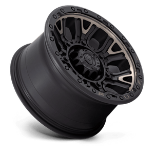 Fuel Offroad D824 TRACTION Matte Black W Double Dark Tint 17x9 +1 6x120mm 67.1mm - Wheelwiz