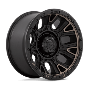 Fuel Offroad D824 TRACTION Matte Black W Double Dark Tint 20x10 -18 8x180mm 124.2mm - Wheelwiz
