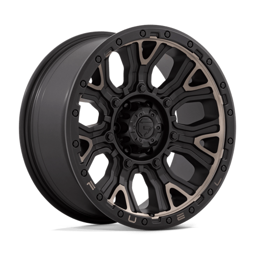 Fuel Offroad D824 TRACTION Matte Black W Double Dark Tint 20x9 +1 6x139.7mm 106.1mm - Wheelwiz