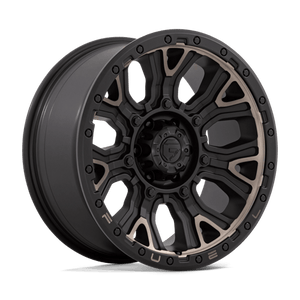 Fuel Offroad D824 TRACTION Matte Black W Double Dark Tint 20x9 +1 6x139.7mm 106.1mm - Wheelwiz