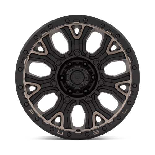 Fuel Offroad D824 TRACTION Matte Black W Double Dark Tint 20x9 +1 6x139.7mm 106.1mm - Wheelwiz
