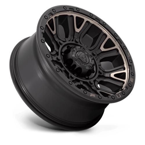 Fuel Offroad D824 TRACTION Matte Black W Double Dark Tint 20x9 +1 8x170mm 125.1mm - Wheelwiz