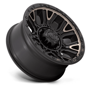 Fuel Offroad D824 TRACTION Matte Black W Double Dark Tint 20x9 +1 8x180mm 124.2mm - Wheelwiz