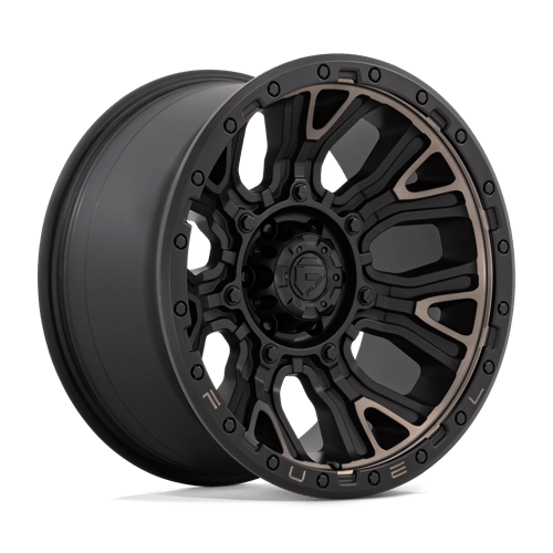Fuel Offroad D824 TRACTION Matte Black W Double Dark Tint 20x10 -18 6x135mm 87.1mm - Wheelwiz