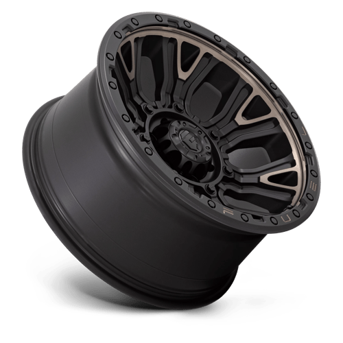 Fuel Offroad D824 TRACTION Matte Black W Double Dark Tint 20x10 -18 6x139.7mm 106.1mm - Wheelwiz