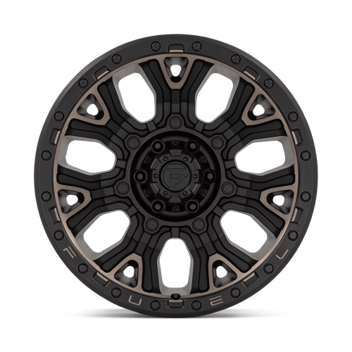 Fuel Offroad D824 TRACTION Matte Black W Double Dark Tint 20x10 -18 6x135mm 87.1mm - Wheelwiz