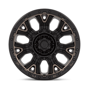 Fuel Offroad D824 TRACTION Matte Black W Double Dark Tint 20x10 -18 6x139.7mm 106.1mm - Wheelwiz