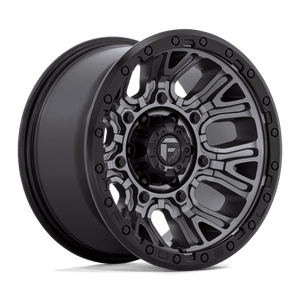 Fuel Offroad D825 TRACTION Matte Gunmetal W/ Black Ring 15x8 -19 5x139.7mm 108mm - Wheelwiz