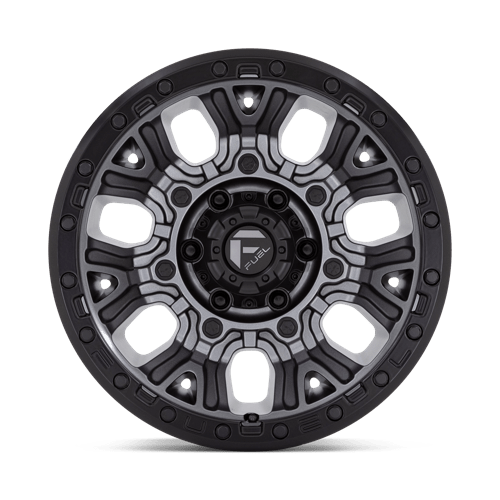 Fuel Offroad D825 TRACTION Matte Gunmetal W/ Black Ring 20x9 +1 5x127mm 71.5mm - Wheelwiz