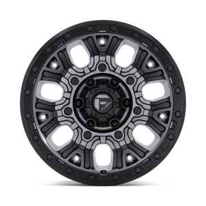 Fuel Offroad D825 TRACTION Matte Gunmetal W/ Black Ring 15x8 -19 5x139.7mm 108mm - Wheelwiz