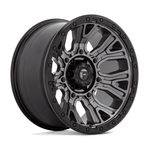 Fuel Offroad D825 TRACTION Matte Gunmetal W/ Black Ring 20x10 -18 6x135mm 87.1mm - Wheelwiz