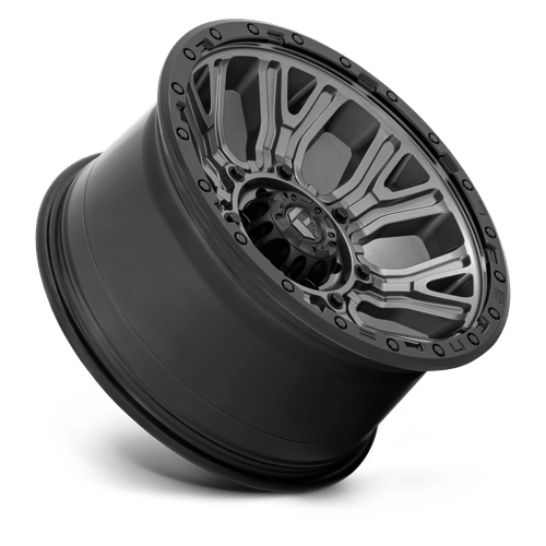 Fuel Offroad D825 TRACTION Matte Gunmetal W/ Black Ring 20x10 -18 6x135mm 87.1mm - Wheelwiz