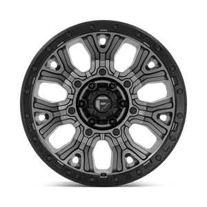 Fuel Offroad D825 TRACTION Matte Gunmetal W/ Black Ring 20x10 -18 6x139.7mm 106.1mm - Wheelwiz