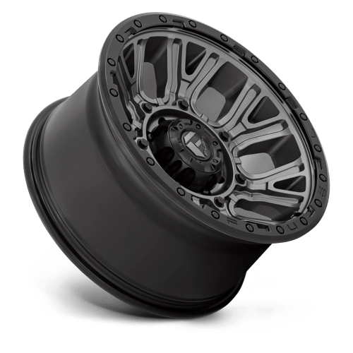 Fuel Offroad D825 TRACTION Matte Gunmetal W/ Black Ring 20x10 -18 8x170mm 125.1mm - Wheelwiz