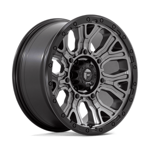 Fuel Offroad D825 TRACTION Matte Gunmetal W/ Black Ring 20x9 +1 6x139.7mm 106.1mm - Wheelwiz