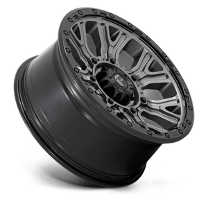 Fuel Offroad D825 TRACTION Matte Gunmetal W/ Black Ring 20x9 +1 6x139.7mm 106.1mm - Wheelwiz