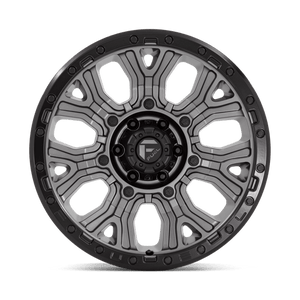 Fuel Offroad D825 TRACTION Matte Gunmetal W/ Black Ring 20x9 +1 6x139.7mm 106.1mm - Wheelwiz