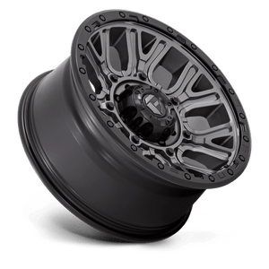 Fuel Offroad D825 TRACTION Matte Gunmetal W/ Black Ring 20x9 +1 8x180mm 124.2mm - Wheelwiz