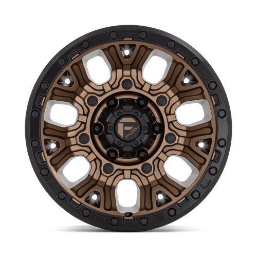 Fuel Offroad D826 TRACTION Matte Bronze W/ Black Ring 17x9 +1 5x127mm 71.5mm - Wheelwiz