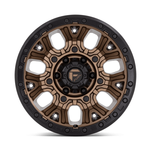 Fuel Offroad D826 TRACTION Matte Bronze W/ Black Ring 20x10 -18 5x127mm 71.5mm - Wheelwiz