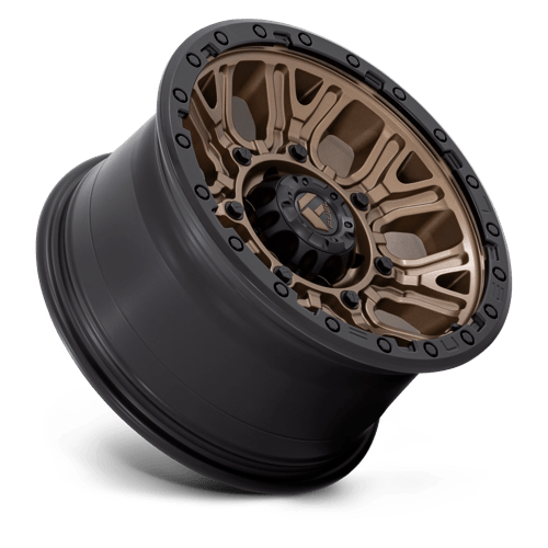 Fuel Offroad D826 TRACTION Matte Bronze W/ Black Ring 17x9 +1 6x139.7mm 106.1mm - Wheelwiz