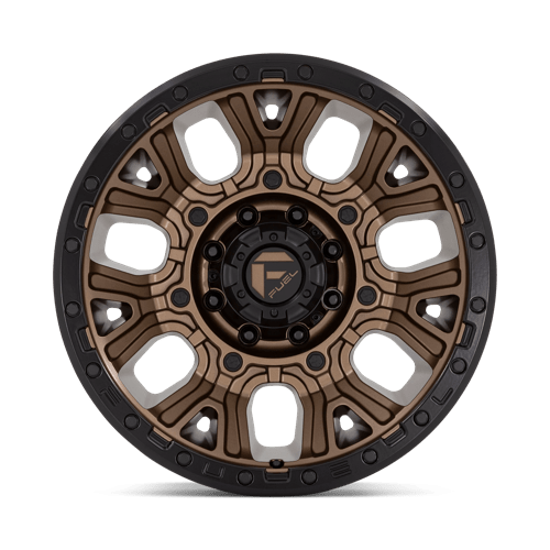Fuel Offroad D826 TRACTION Matte Bronze W/ Black Ring 20x10 -18 8x165.1mm 125.1mm - Wheelwiz