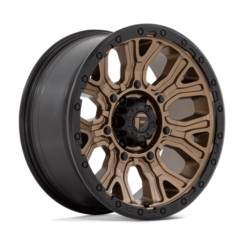 Fuel Offroad D826 TRACTION Matte Bronze W/ Black Ring 20x9 +1 6x139.7mm 106.1mm - Wheelwiz