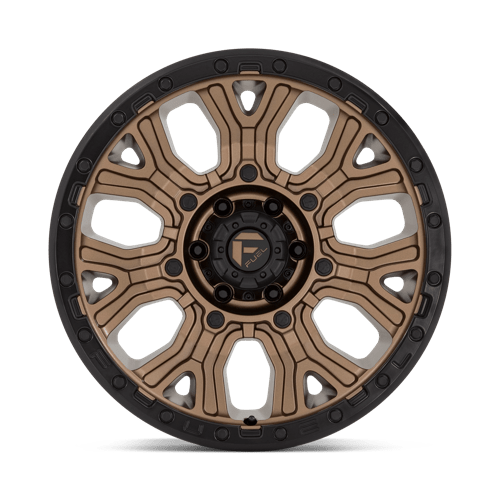 Fuel Offroad D826 TRACTION Matte Bronze W/ Black Ring 20x9 +1 6x139.7mm 106.1mm - Wheelwiz