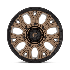 Fuel Offroad D826 TRACTION Matte Bronze W/ Black Ring 20x9 +1 6x139.7mm 106.1mm - Wheelwiz