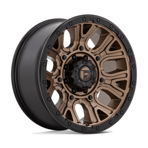 Fuel Offroad D826 TRACTION Matte Bronze W/ Black Ring 20x9 +1 8x165.1mm 125.1mm - Wheelwiz