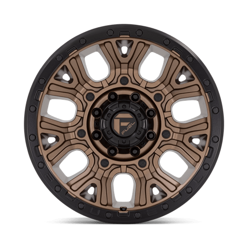 Fuel Offroad D826 TRACTION Matte Bronze W/ Black Ring 20x9 +1 8x170mm 125.1mm - Wheelwiz