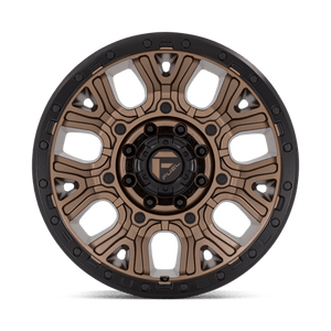 Fuel Offroad D826 TRACTION Matte Bronze W/ Black Ring 20x9 +1 8x180mm 124.2mm - Wheelwiz