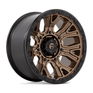 Fuel Offroad D826 TRACTION Matte Bronze With Black Ring 20x10 -18 6x135mm 87.1mm