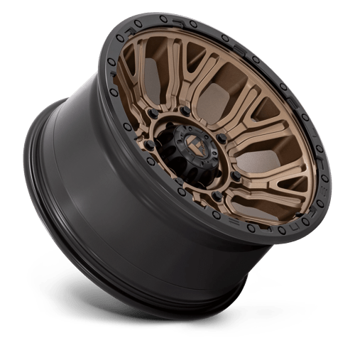 Fuel Offroad D826 TRACTION Matte Bronze W/ Black Ring 20x10 -18 6x139.7mm 106.1mm - Wheelwiz