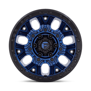 Fuel Offroad D827 TRACTION Dark Blue W/ Black Ring 20x10 -18 5x127mm 71.5mm - Wheelwiz