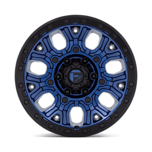 Fuel Offroad D827 TRACTION Dark Blue W/ Black Ring 17x9 +1 6x139.7mm 106.1mm - Wheelwiz