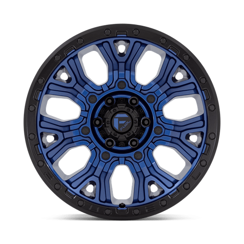 Fuel Offroad D827 TRACTION Dark Blue W/ Black Ring 20x10 -18 6x135mm 87.1mm - Wheelwiz