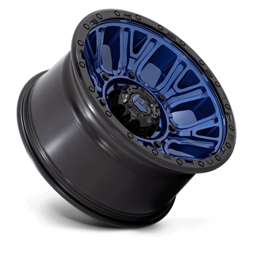 Fuel Offroad D827 TRACTION Dark Blue W/ Black Ring 20x10 -18 8x170mm 125.1mm - Wheelwiz