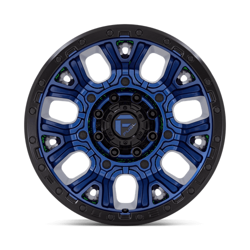 Fuel Offroad D827 TRACTION Dark Blue W/ Black Ring 20x10 -18 8x165.1mm 125.1mm - Wheelwiz