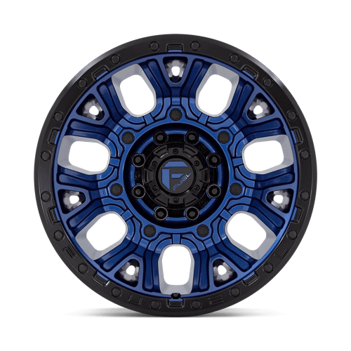 Fuel Offroad D827 TRACTION Dark Blue W/ Black Ring 20x10 -18 8x170mm 125.1mm - Wheelwiz