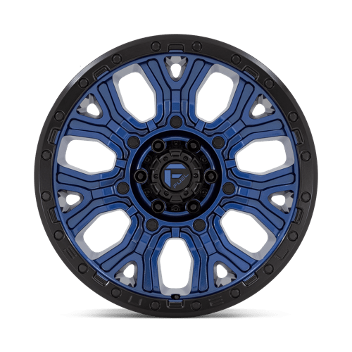 Fuel Offroad D827 TRACTION Dark Blue W/ Black Ring 20x9 +1 6x135mm 87.1mm - Wheelwiz