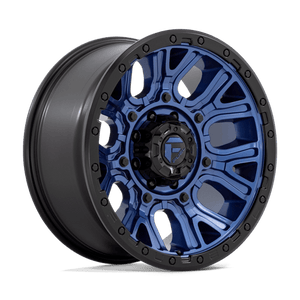 Fuel Offroad D827 TRACTION Dark Blue W/ Black Ring 20x9 +1 8x180mm 124.2mm - Wheelwiz