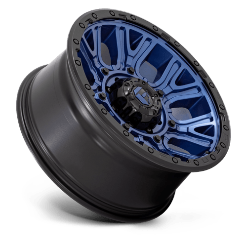 Fuel Offroad D827 TRACTION Dark Blue W/ Black Ring 20x9 +1 8x165.1mm 125.1mm - Wheelwiz