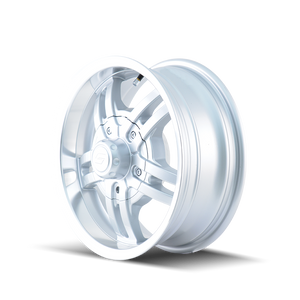 ION 12 Gloss hyper silver machined 15x6 0 5x120.65mm 83.82mm - WheelWiz