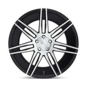 Niche M178 TRENTO Gloss Black Brushed 18x8 +40 5x120mm 72.6mm - WheelWiz