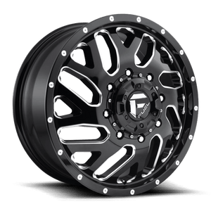 Fuel Offroad D581 TRITON Gloss Black Milled 20x8.25 +105 8x210mm 154.3mm - Wheelwiz