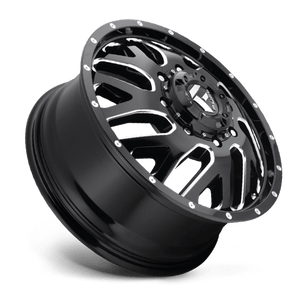 Fuel Offroad D581 TRITON Gloss Black Milled 22x8.25 +105 8x200mm 142mm - Wheelwiz