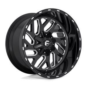 Fuel Offroad D581 TRITON Gloss Black Milled 17x9 +01 6x135|6x139.7mm 106.1mm - WheelWiz