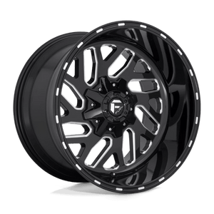 Fuel Offroad D581 TRITON Gloss Black Milled 20x10 -18 8x170mm 125.1mm - Wheelwiz